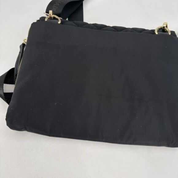 Steve Madden convertible Quilted Black crossbody bag Messenger bag - Picture 3 of 12